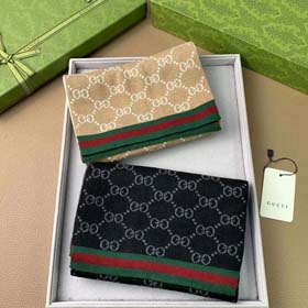 GUCCI Scarves, Silk scarves(2 CP)-1456