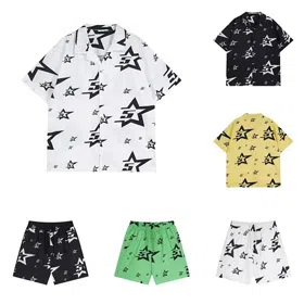 Sp5de Sp5der 55555 new casual beach vacation suit-2762  