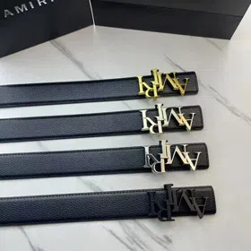 Amiri leather belt-4673  