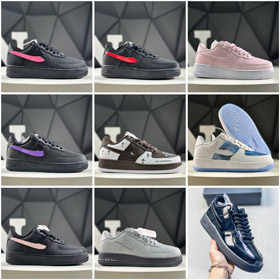 Nike Air Force 1 Jewel Non-Slip Low-Top Skate Shoes-6035  